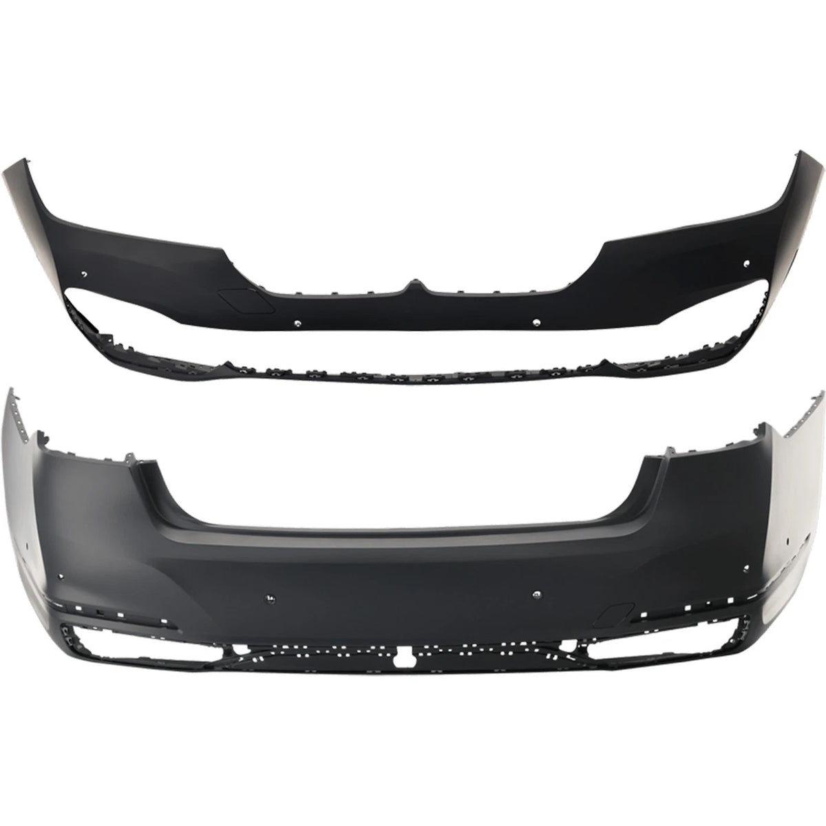 Bumper Covers Set of 2 for BMW 740 745Le xDrive 740i 745e 750i