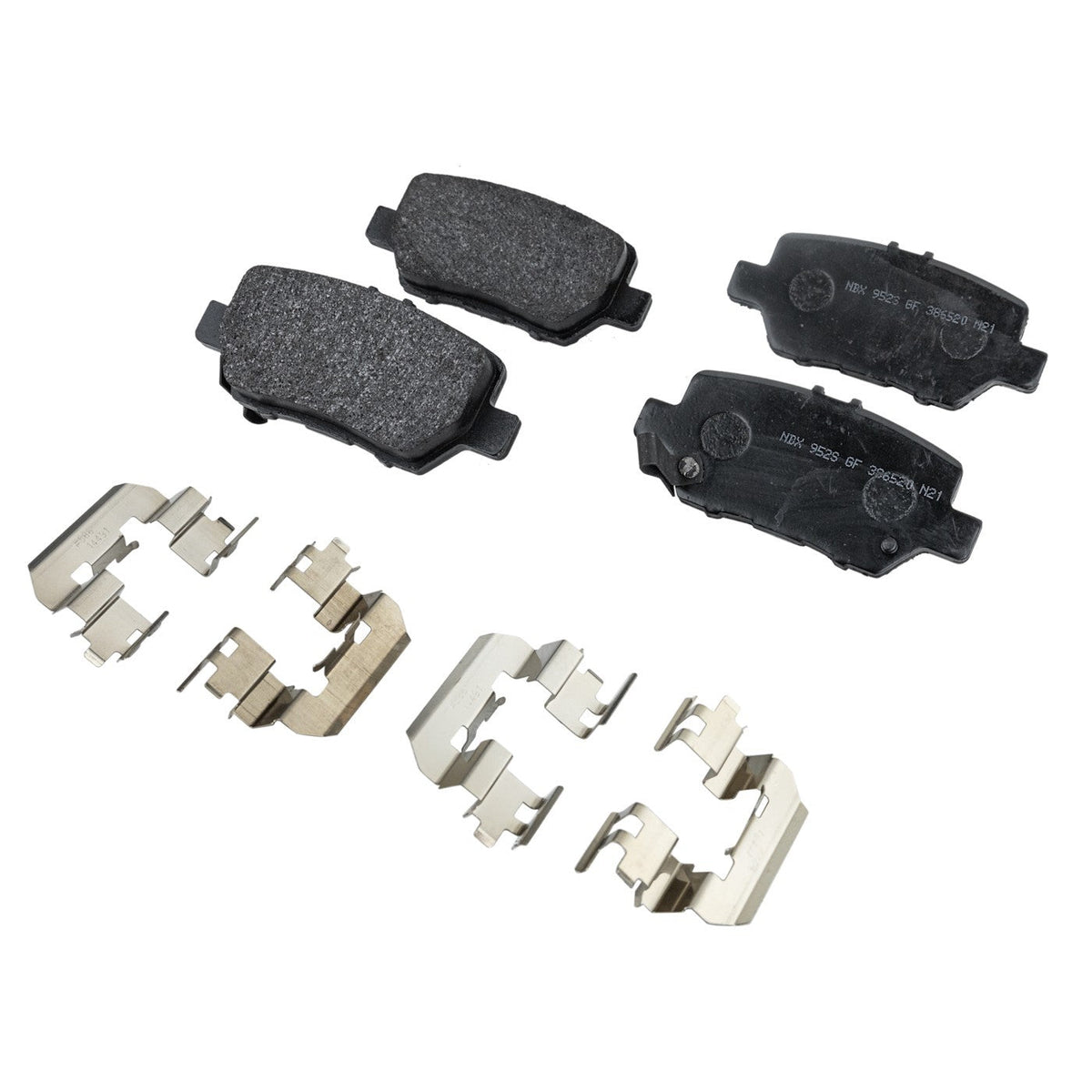 Complete Set of 4 NAO Brake Pads for Acura RL 2005-2012