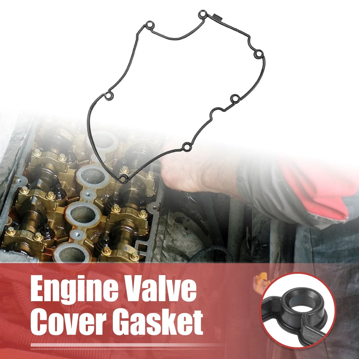Engine Valve Cover Gasket for Volkswagen Jetta (2009–2014) 03L 103 483S