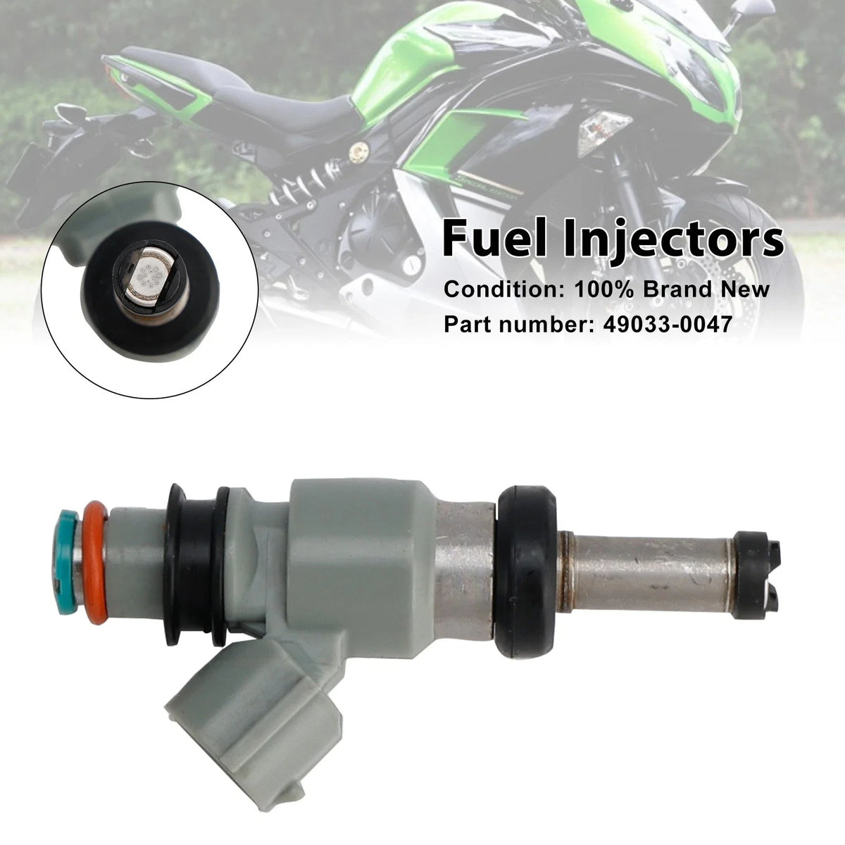 49033-0047 Fuel Injectors for Kawasaki Ninja 400 (2018–2024)