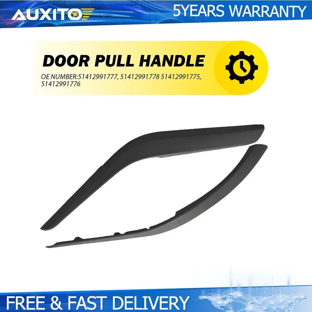Black Inner Door Pull Handle Cover for BMW X1 E84 (2010–2016)