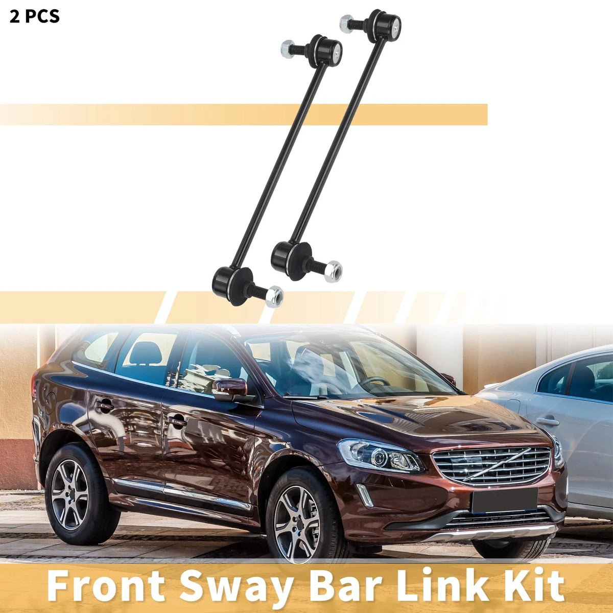 2X Front Sway Bar Links for Ford C-Max Kuga (No. 8V513B438BA)