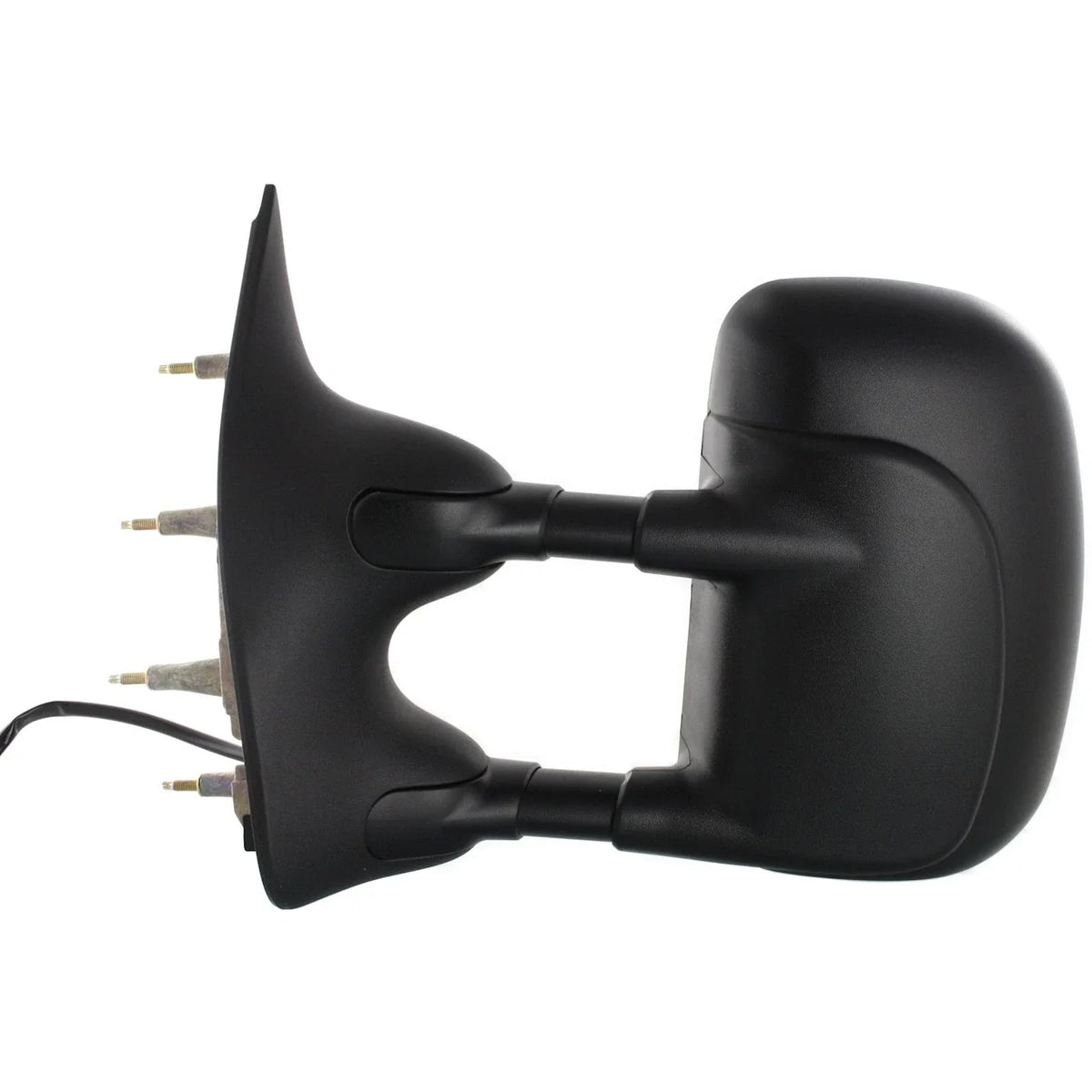 Towing Mirror Set, Power, Textured Black for Ford E-350 Super Duty 2002-2008