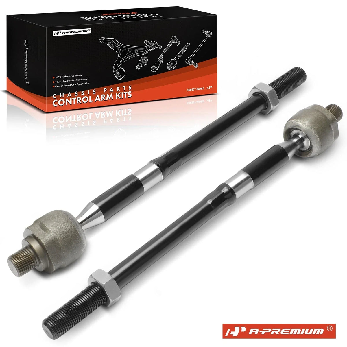 2X Front Inner Tie Rod End for Ford Escape (2020–2024) Bronco Sport Maverick
