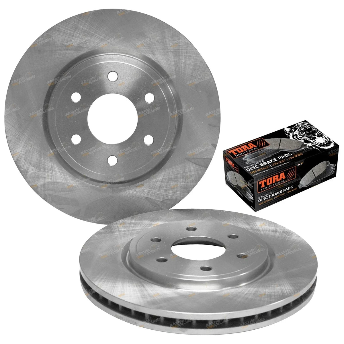 Disc Brake Rotors and Pads Set for 2006-2012 Pathfinder R51 V6