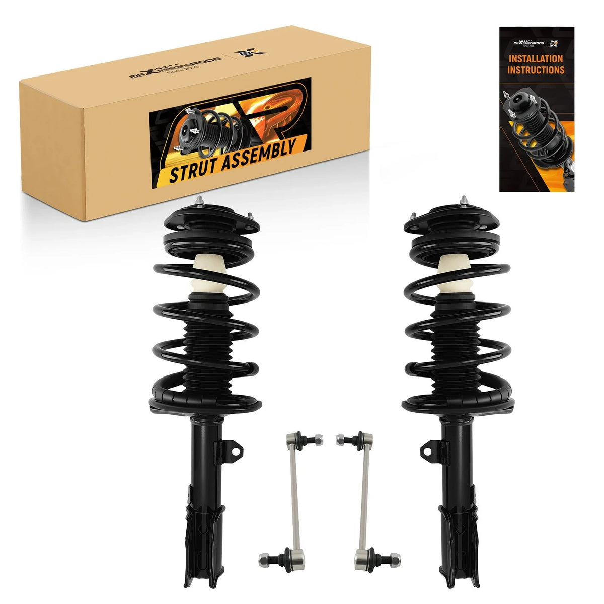 Front Sway Bar End Links & Quick Strut Assemblies for 2003-2008 Toyota Matrix