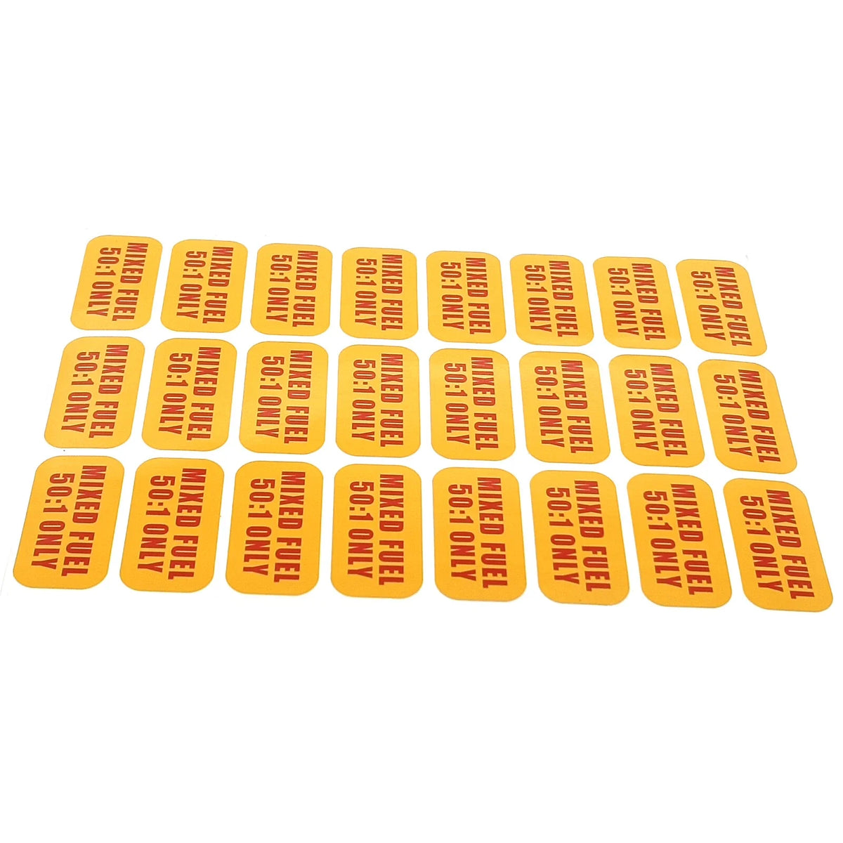 2-Stroke Mix (50:1) Vinyl Decals for Mixed Fuel Only