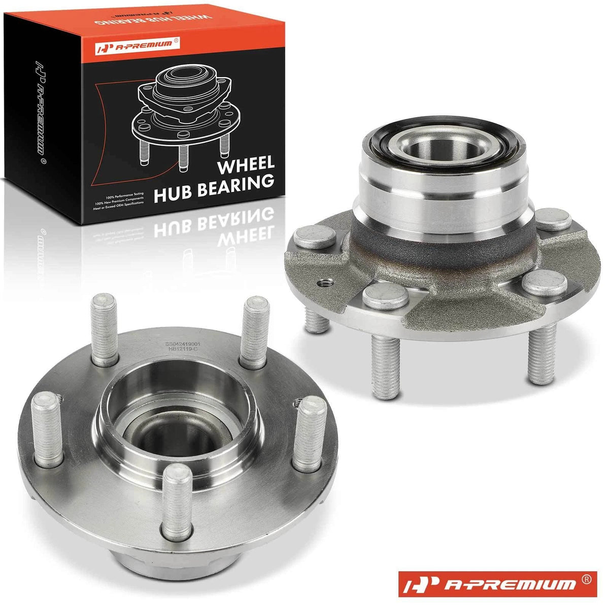 2X Rear Wheel Hub & Bearing Assembly for Mazda 626 MX-6 (1993–2002)
