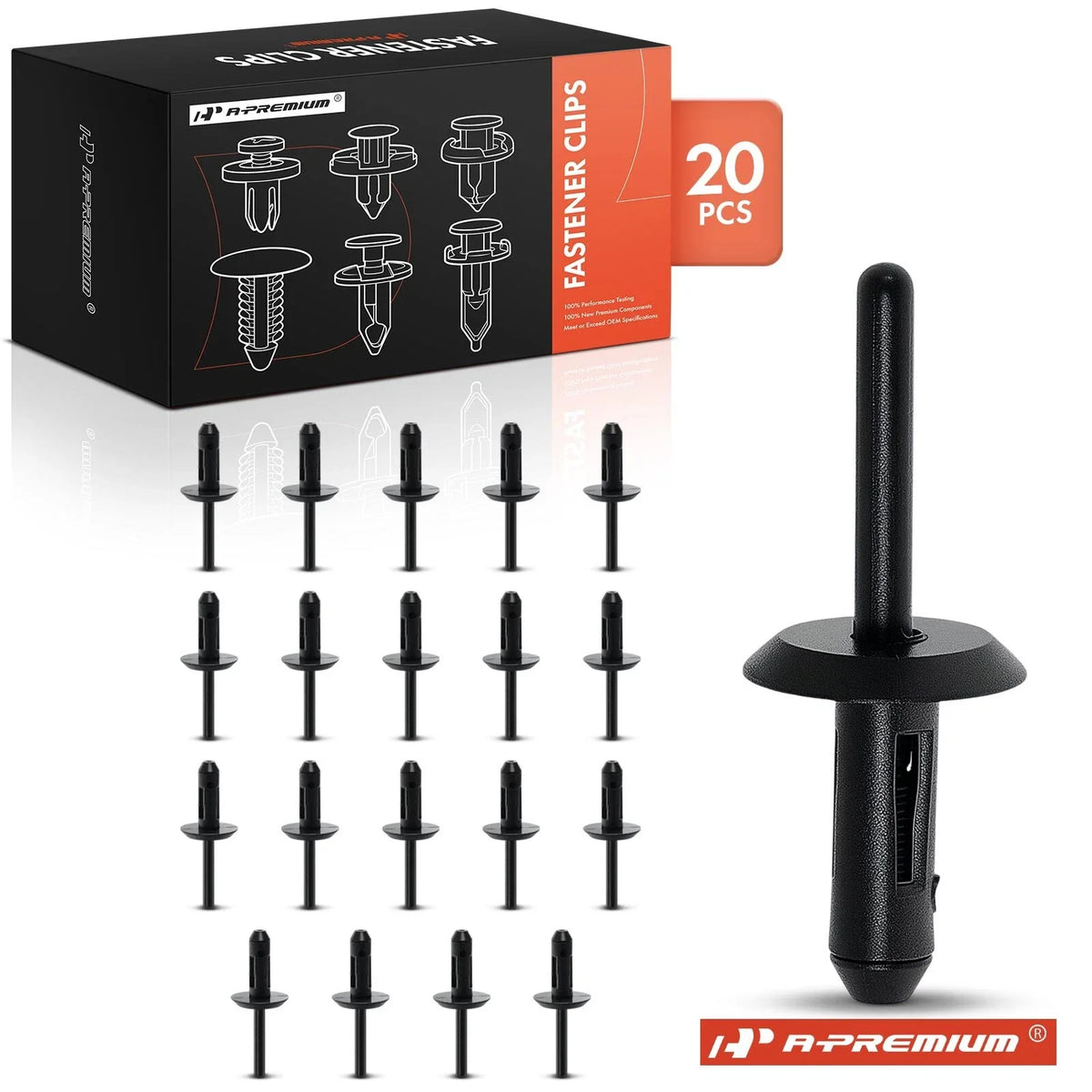 20x Nylon Blind Rivet Retainer Clip for Buick Regal (1997–2004)