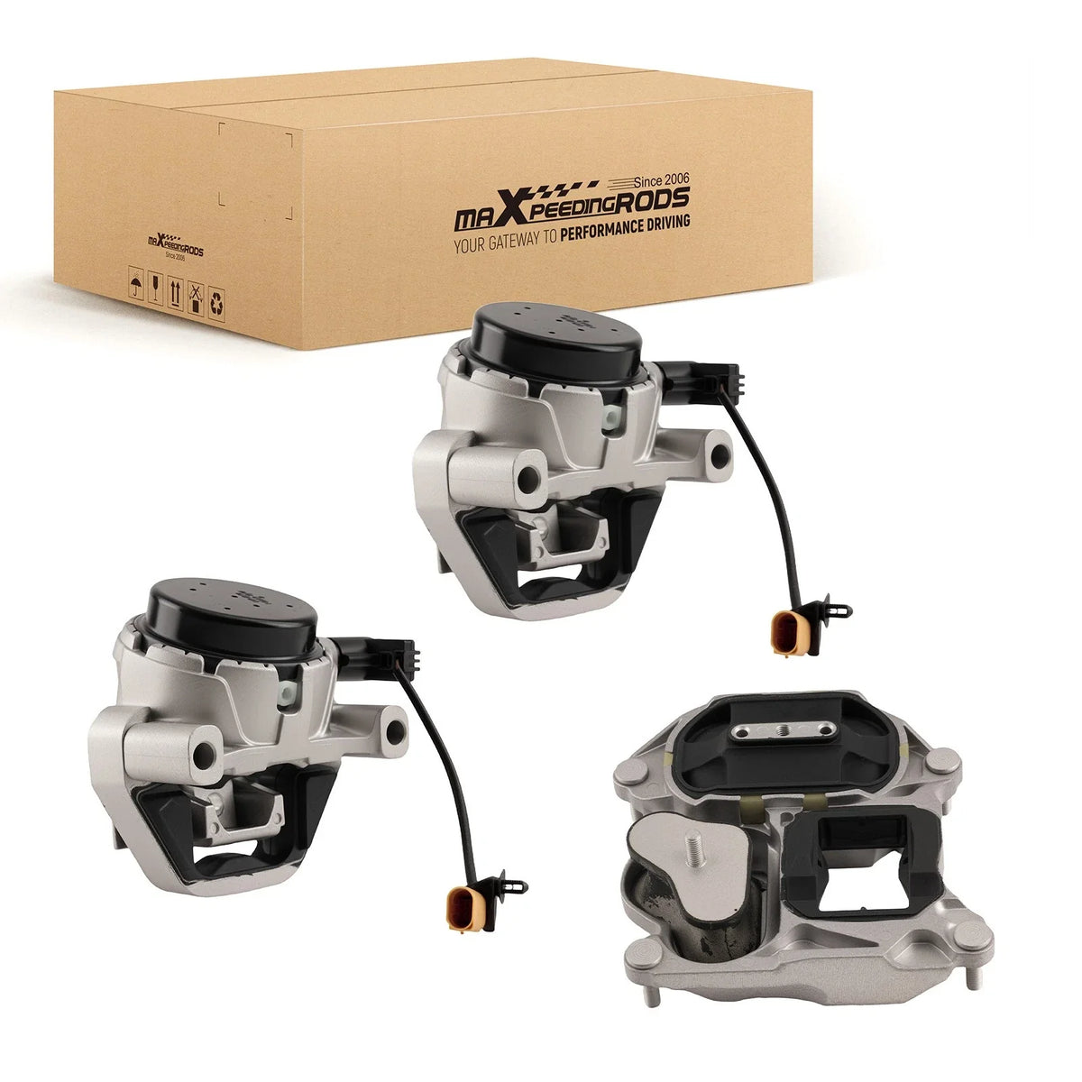 3X Engine Mounts for Audi A7 Quattro 3.0L (2012-2018) EM7340