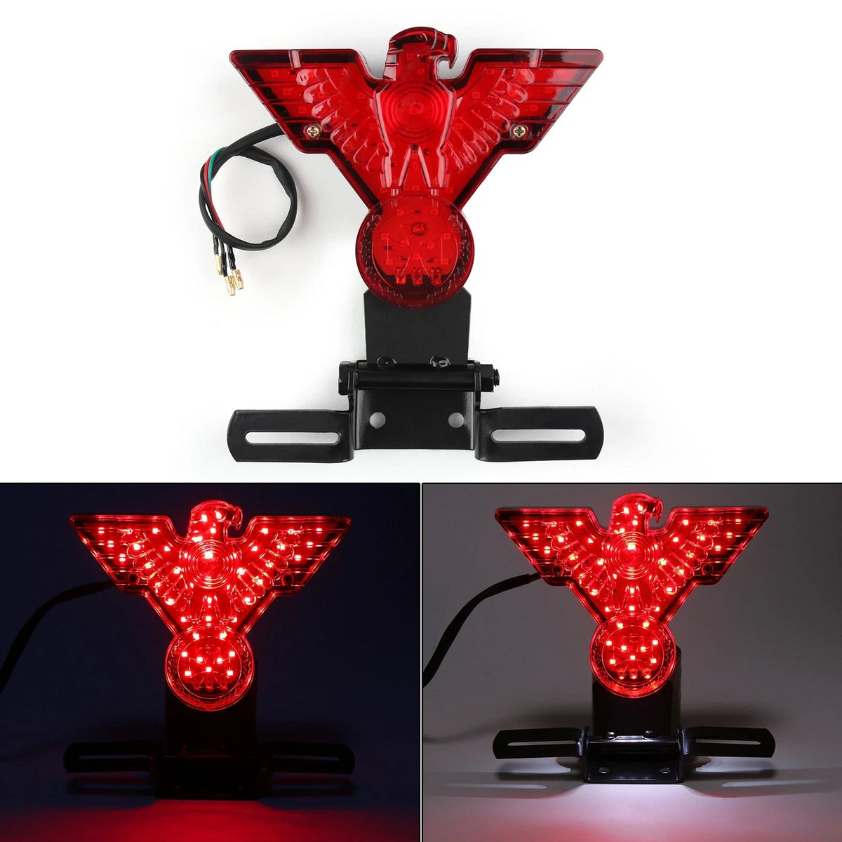 Rear LED Tail Light Lamp for Eagle Chopper Bobber 2014–2020