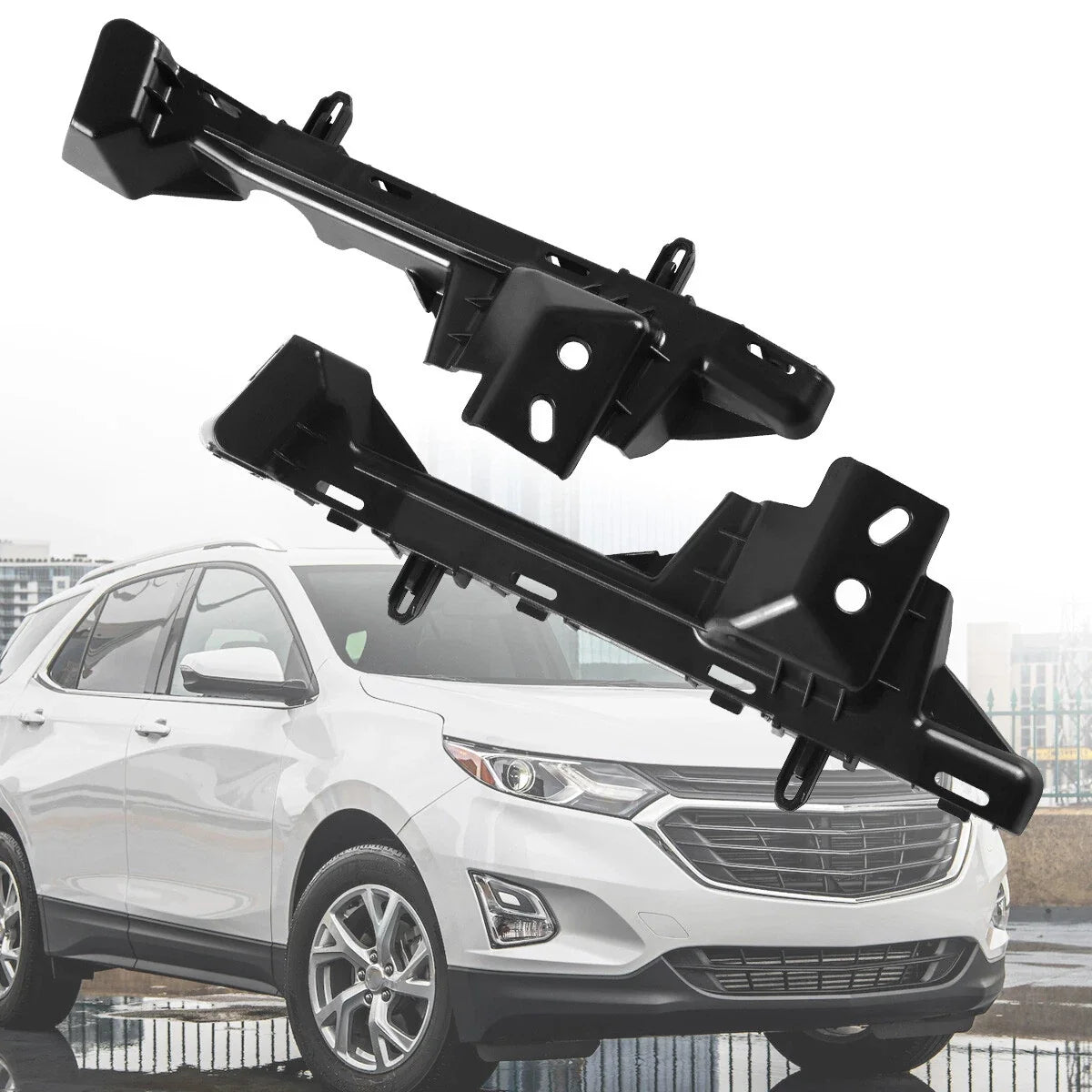 Set of 2 Front Bumper Retainer Brackets for Chevy Equinox (2018–2022)