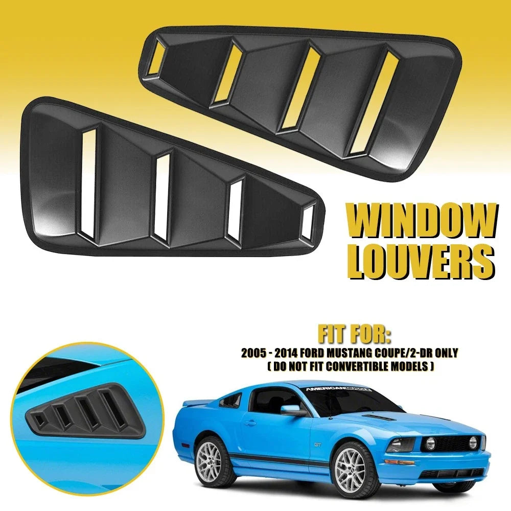 Rear Sun Shade Louvers for Ford Mustang 2-DR (2014–2015)