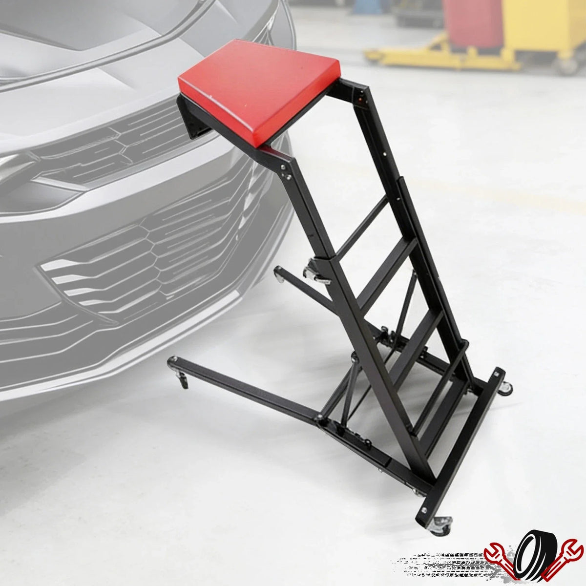 Foldable Automotive Topside Creeper for Adjustable Height (400 lbs)