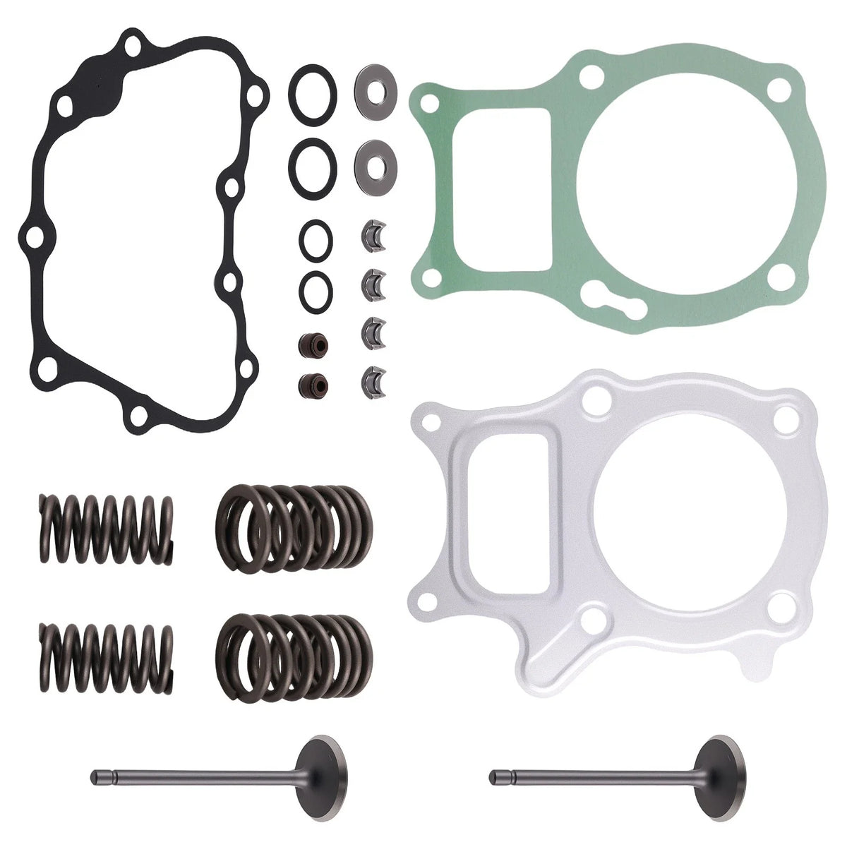 Head Gasket Set with Valve Springs for Honda TRX250TM Recon 250 (02-18)