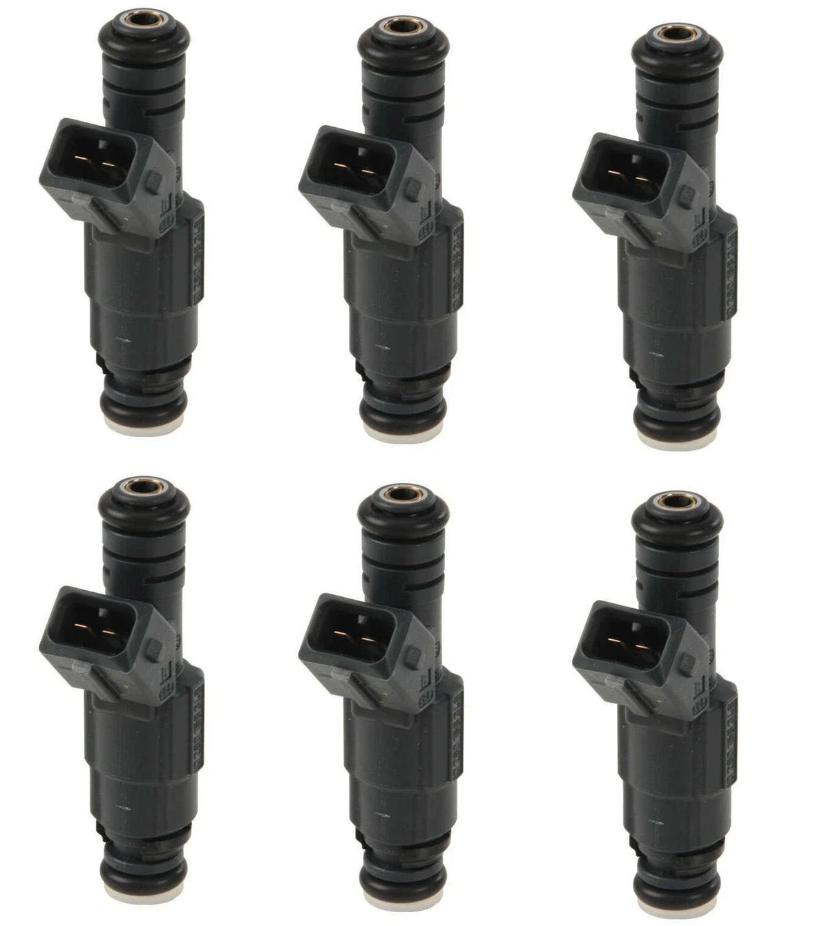 Set of 6 Bosch Fuel Injectors for BMW E30 E34 325i 325is 325iX 525i (1982–1995)
