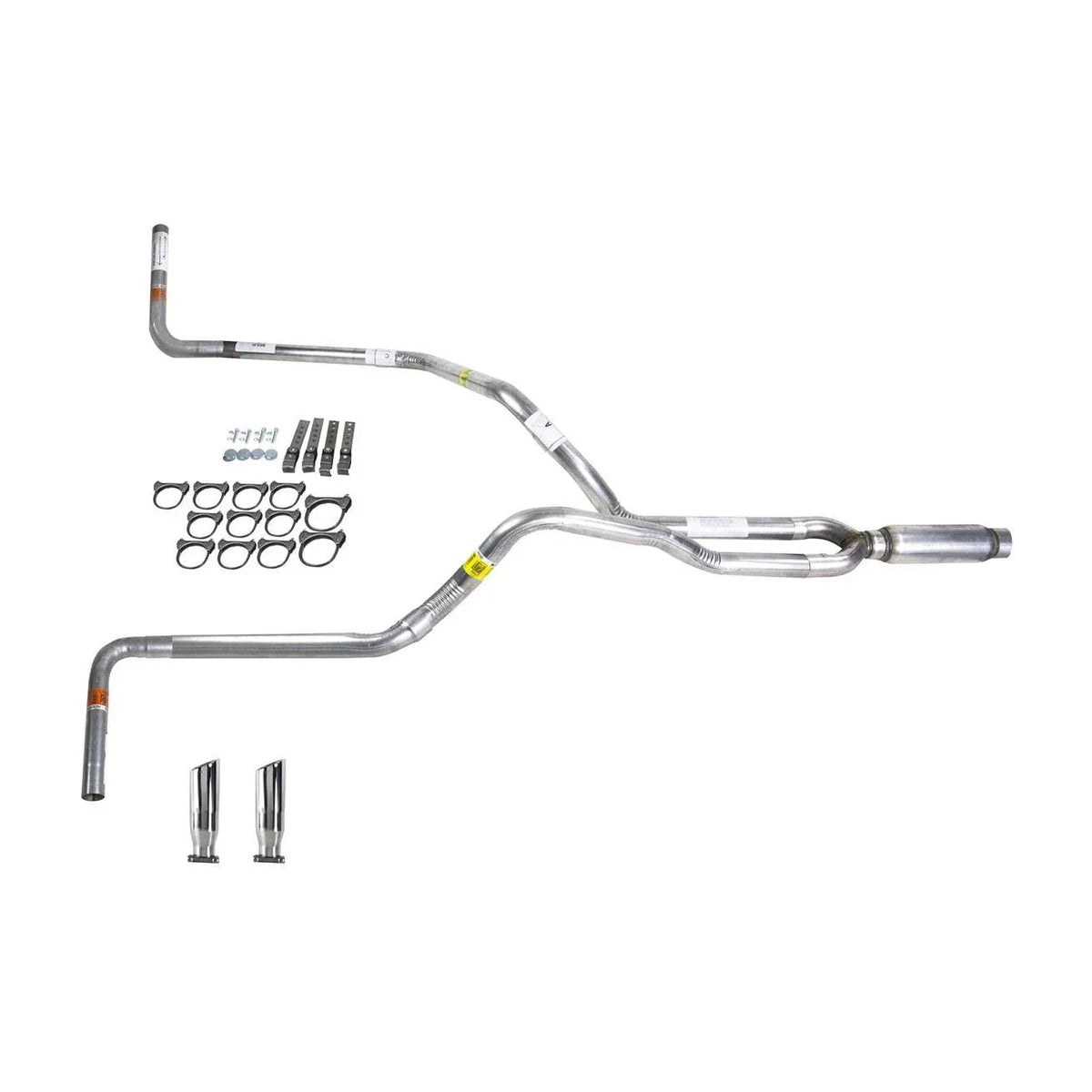 Dual Exhaust System for F150 (1987–1994) - 2.5" Pipe, Glass Pack Muffler