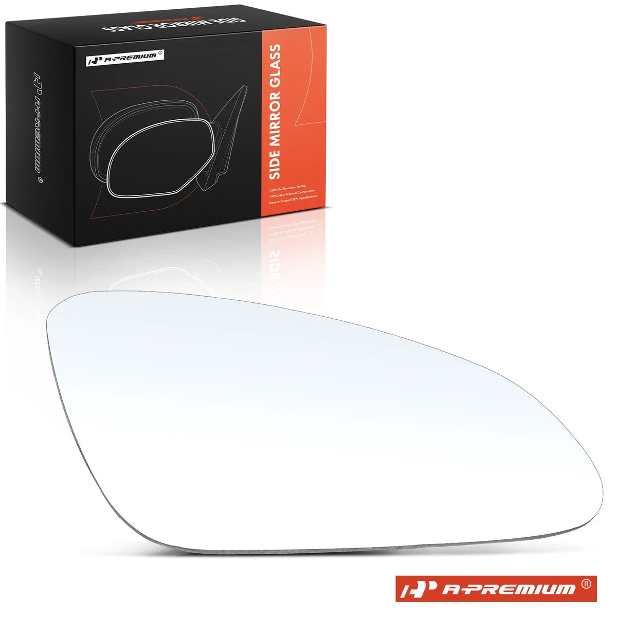 Passenger Manual Mirror Glass for Buick Verano (2012–2017)