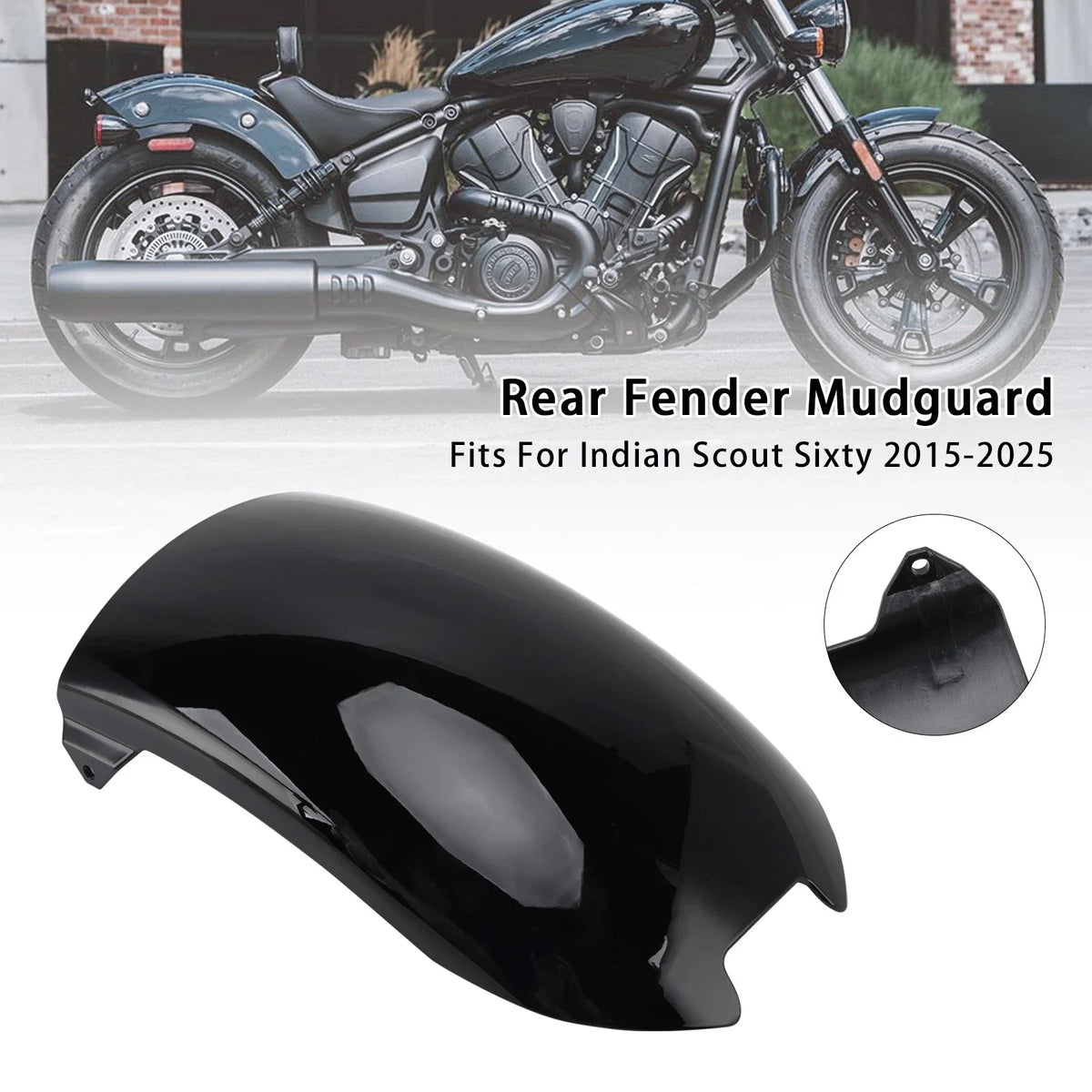 Rear Fender Mudguard Fairing for Indian Scout Sixty (2015–2025)
