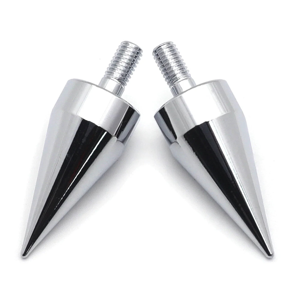 Chrome Spike Bolts 2PC Set for Universal Motorcycle Windscreen Fairings