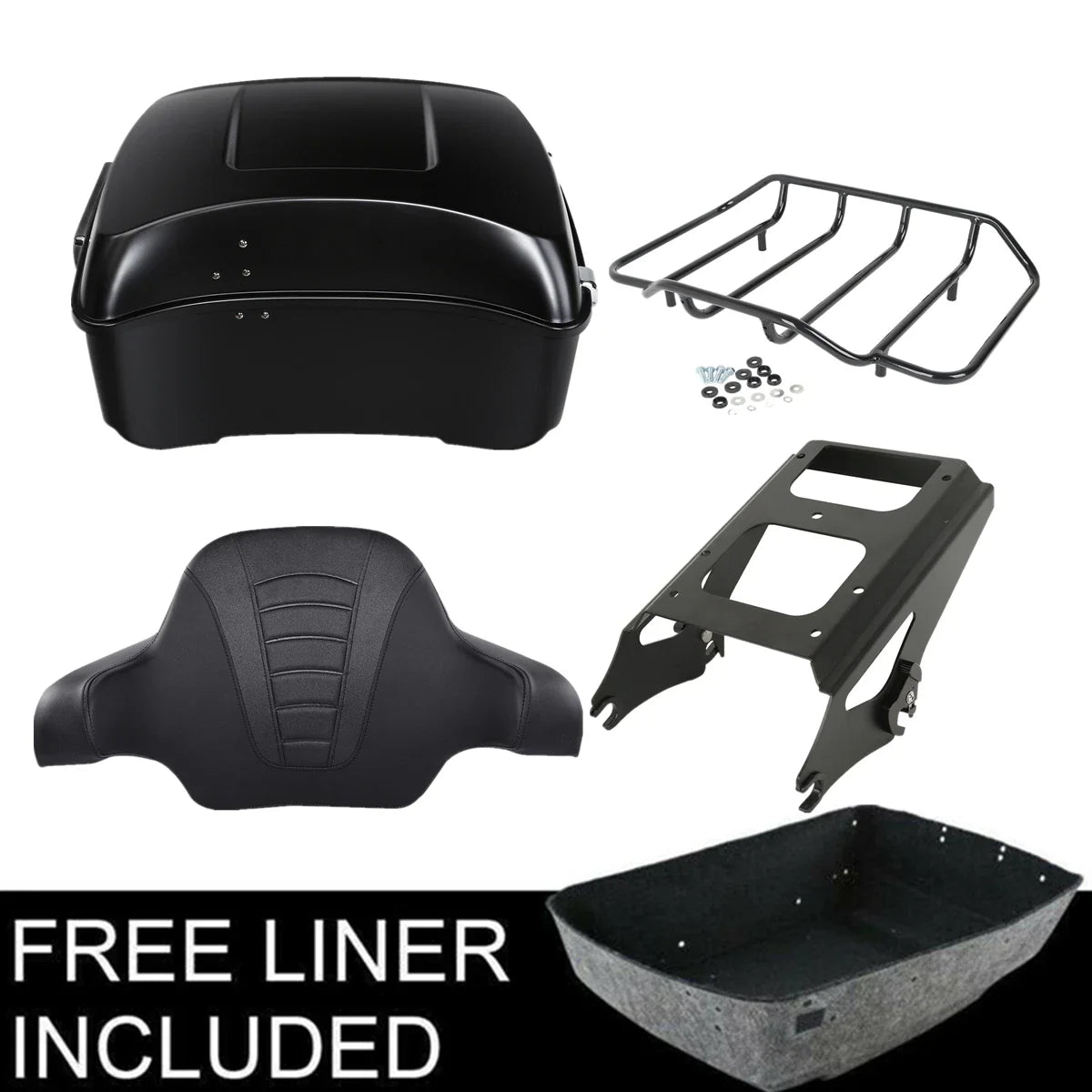 Trunk Backrest Rack for Harley Touring (2009-2013)