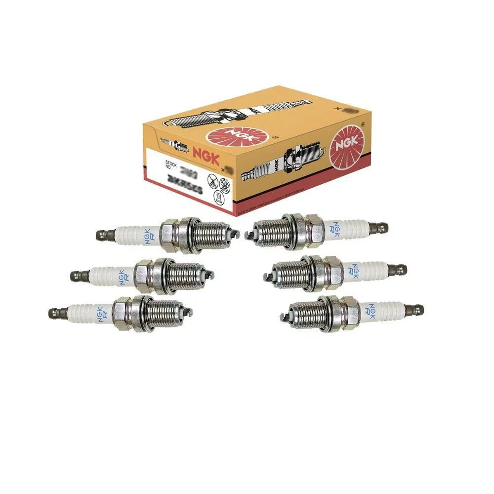 Set of 6 NGK Spark Plugs 5553 BKR6ES-11 for Acura Honda Isuzu Lexus Toyota