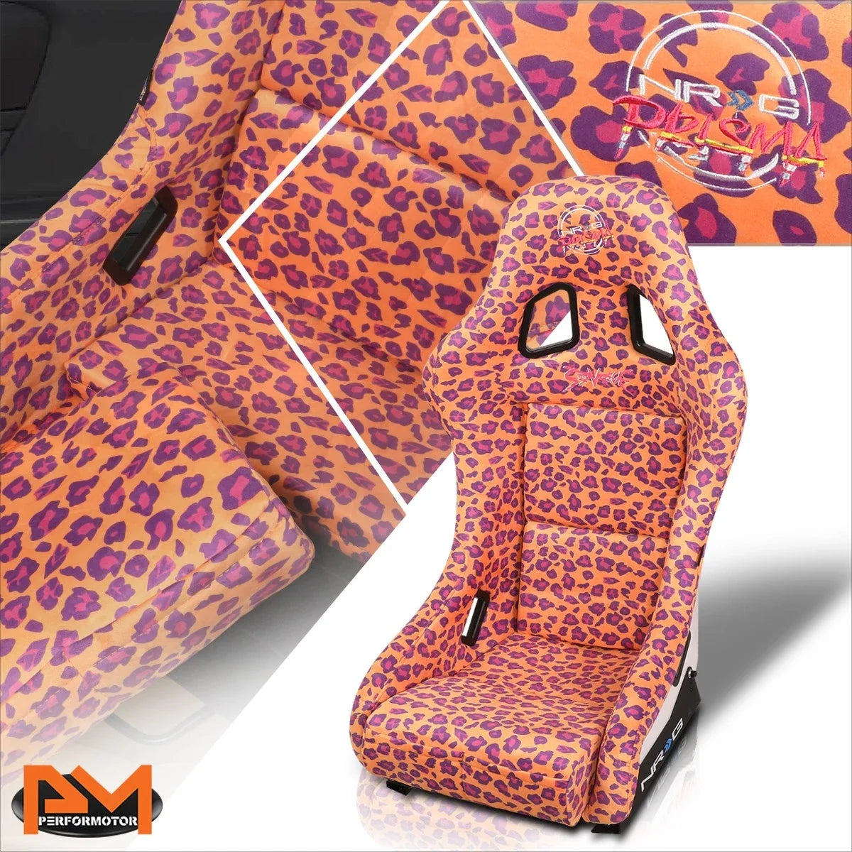 FRP-303-OR-SAVAGE NRG Racing Bucket Seat for Universal Application