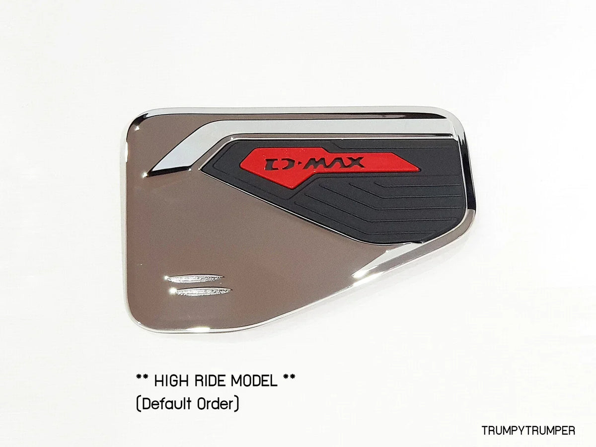 Fuel Door Cover Trim Chrome/Black for Isuzu D-Max RG01 (2020-2022)