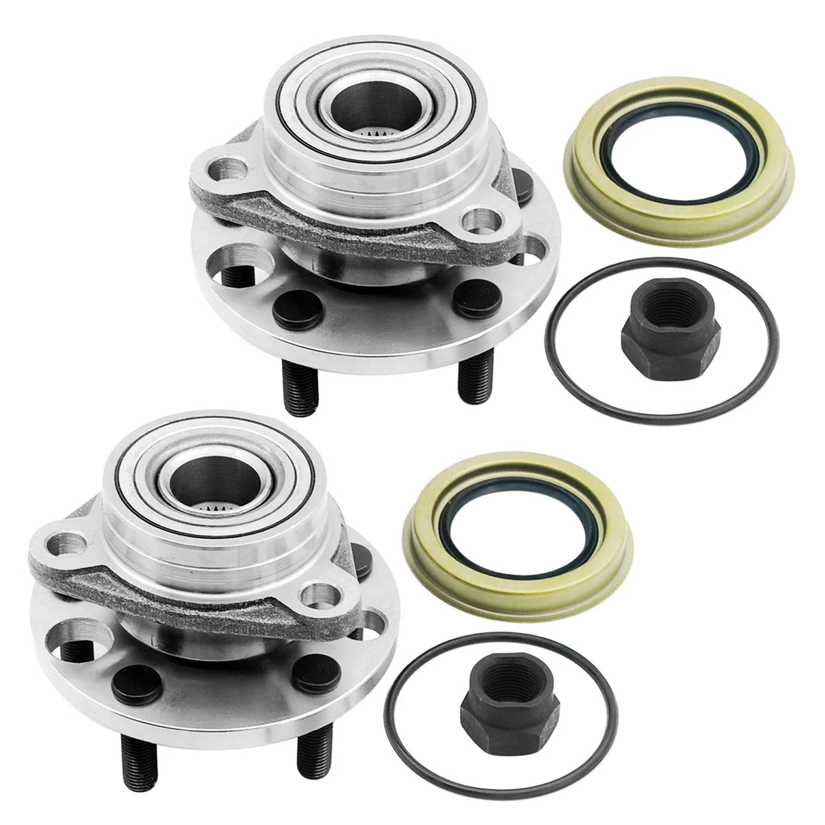 2X Front Wheel Bearing Hub for Chevrolet Cavalier (1984–2005)