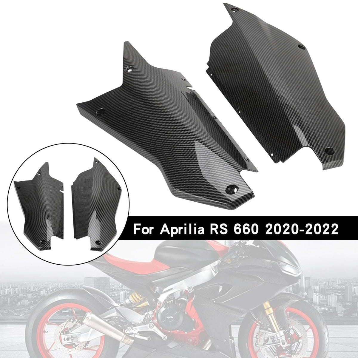 Carbon Engine Guard for Lower Belly Pan - Aprilia RS 660 (2020–2024)