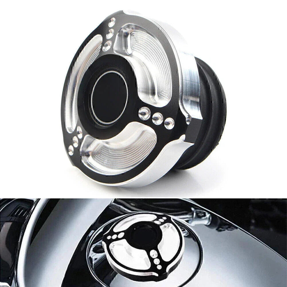 Fuel Cap Cover for Dyna/Sportster/Touring Harley Models 1992-2017