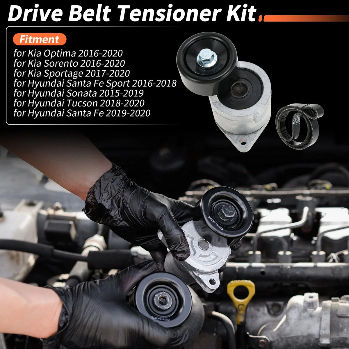Drive Belt Tensioner Kit for Kia Optima (2016–2020) 252802GGB2