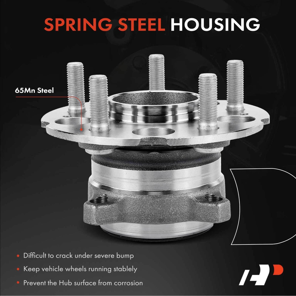 2X Rear Bearing & Hub Assembly for AWD Honda Crosstour 2012-2015