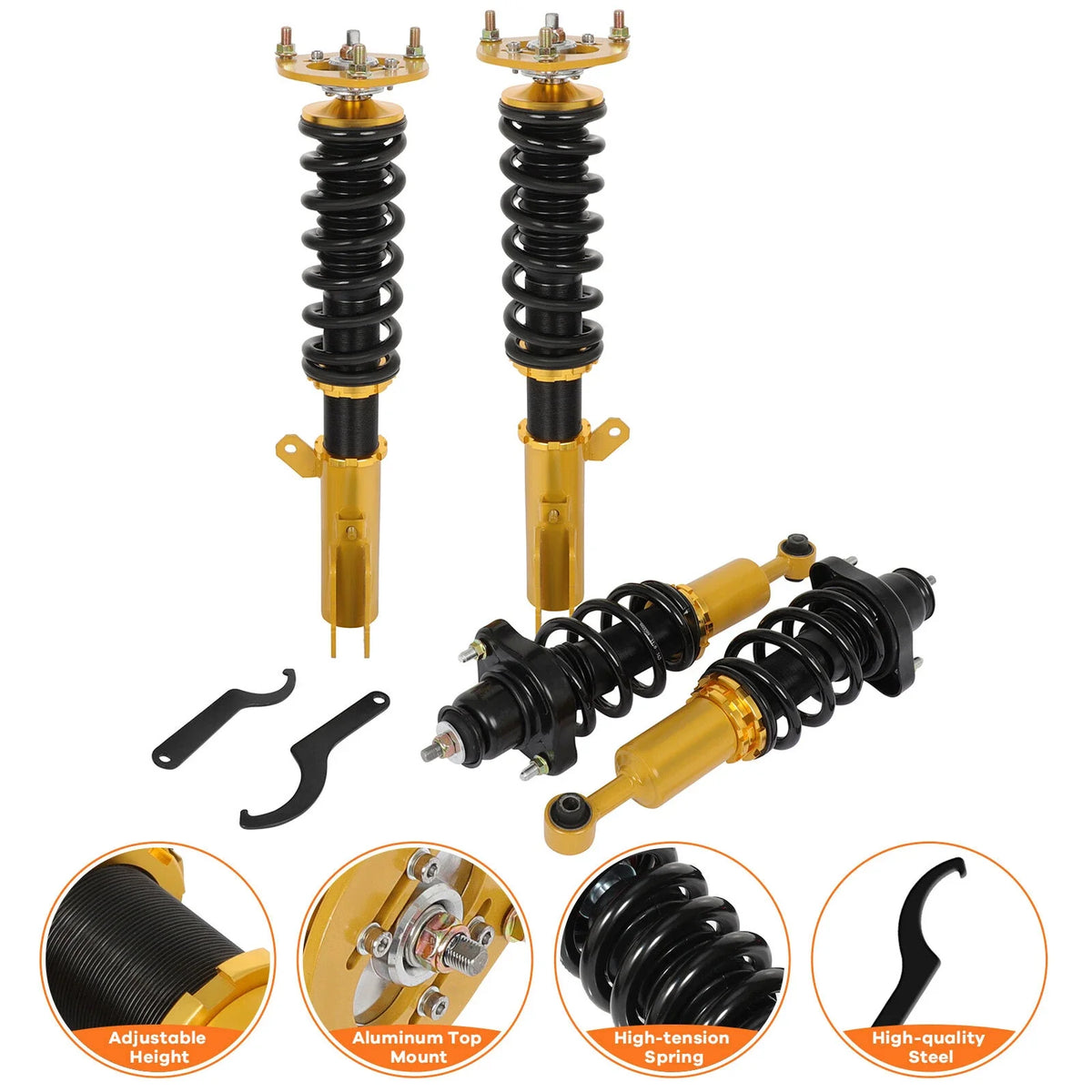 Coilovers for Mitsubishi Lancer ES Sedan (2008–2016) Adjustable Height Kit