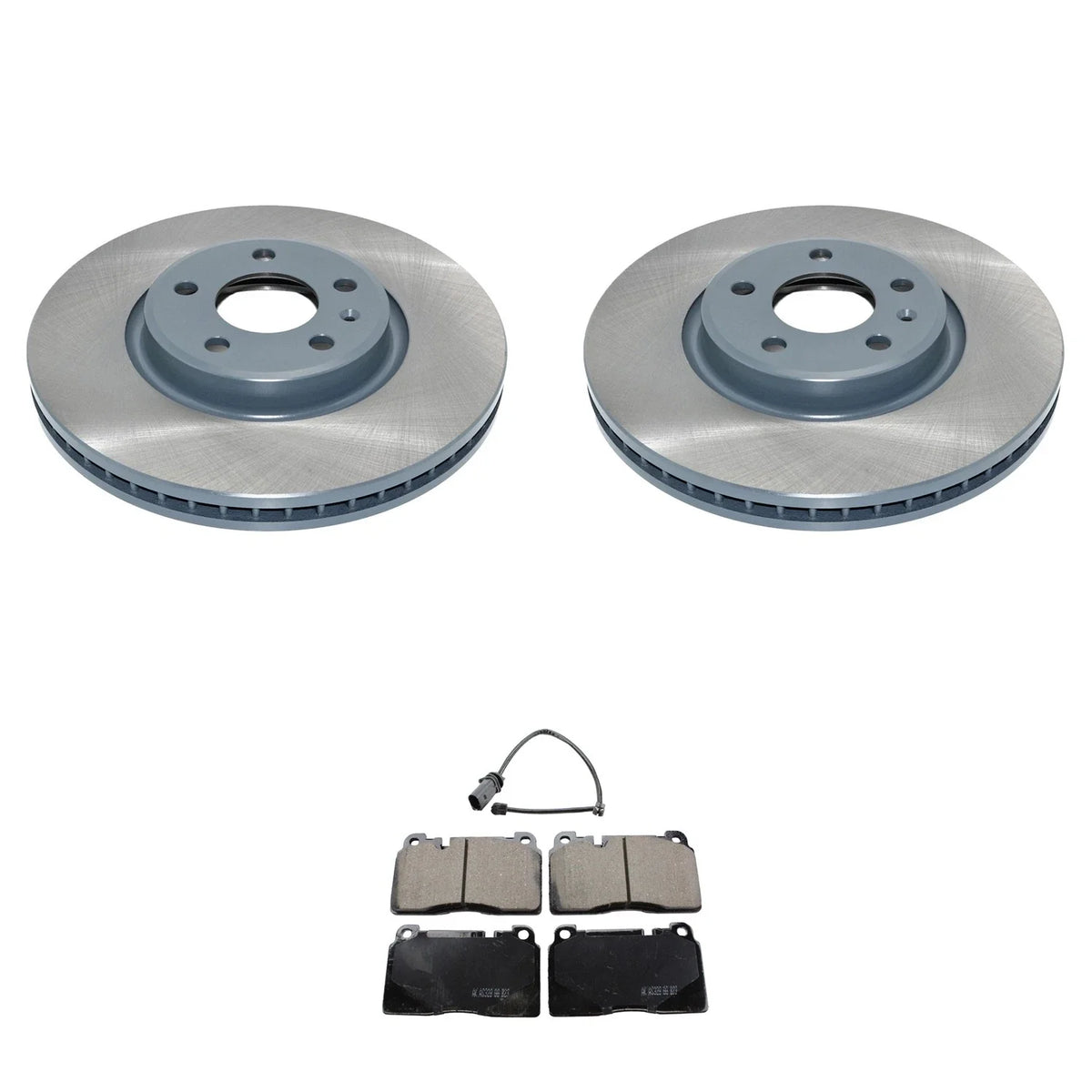 Front Brake Rotors with Akebono Ceramic Pads for Audi Q5 2013