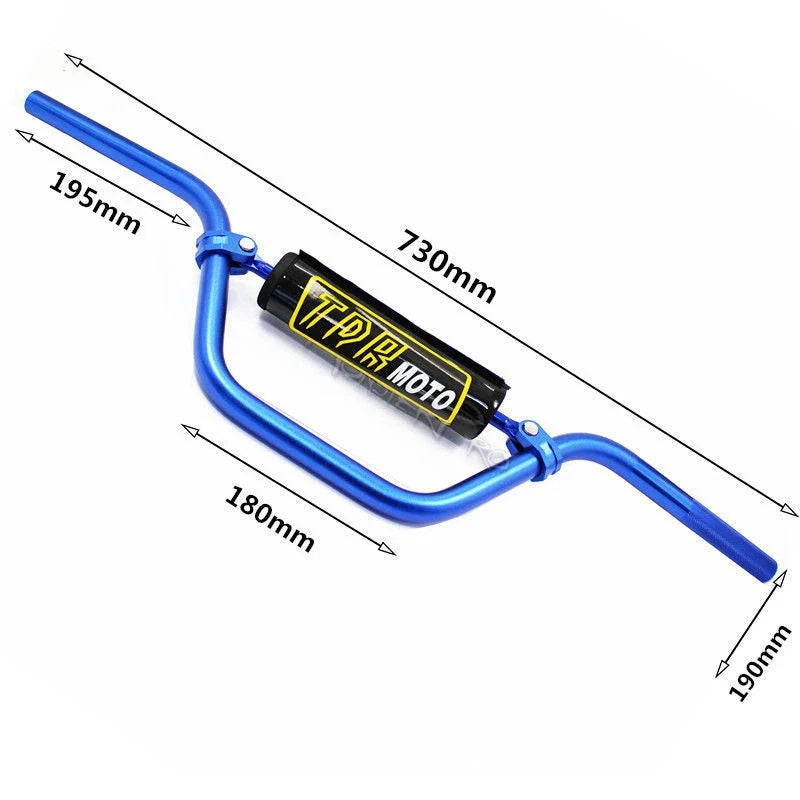 22mm Blue Handlebars for PIT PRO Trail Dirt Bike (Thumpstar Atomic)