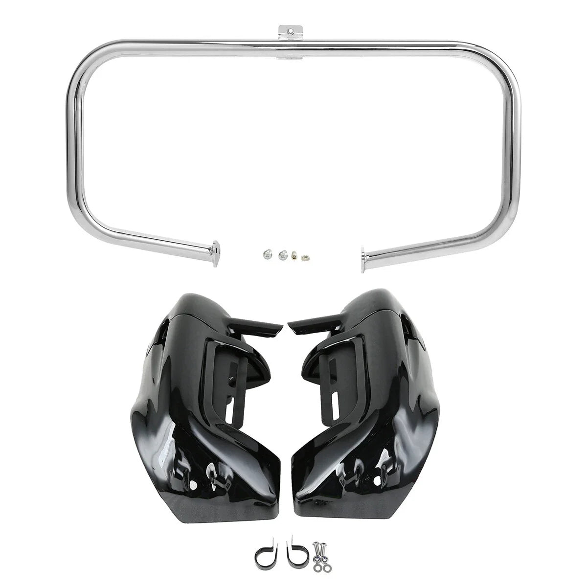 Crash Bar & Lower Vented Fairing for Harley Road King (1997–2008)