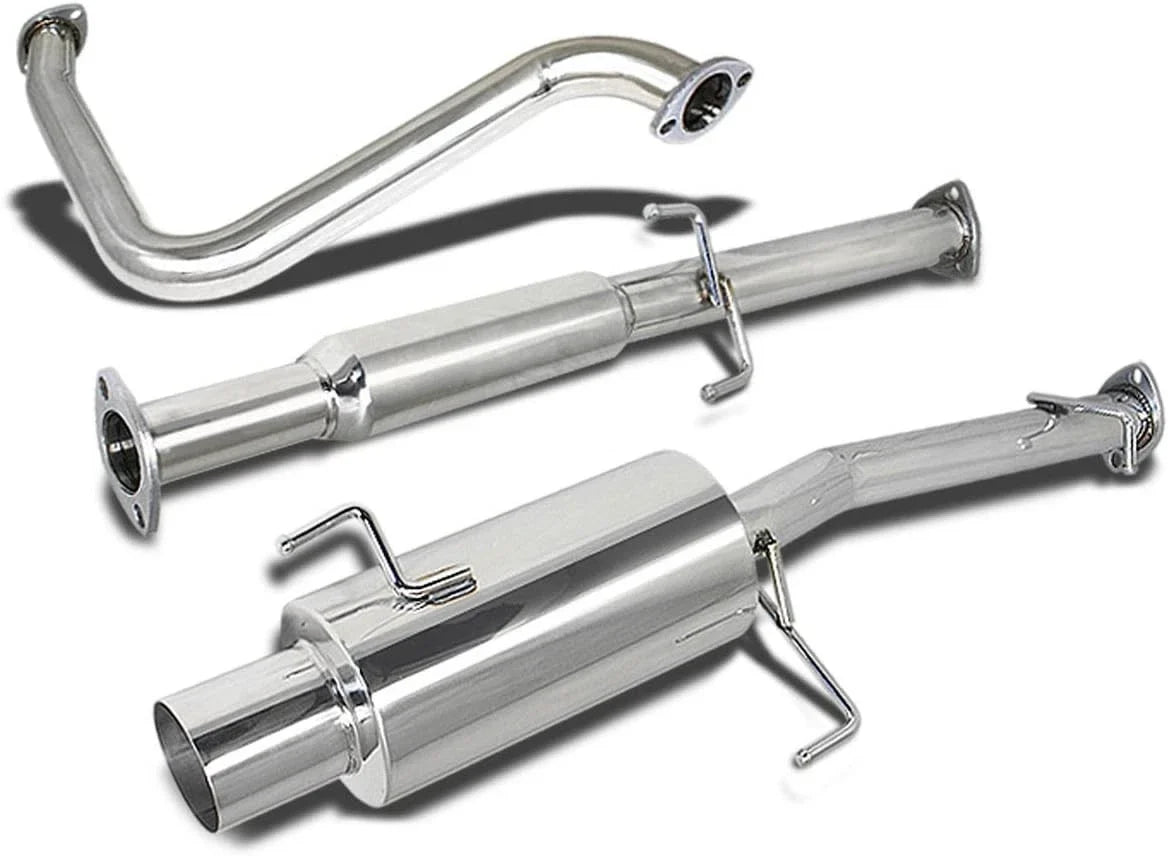 4" Exhaust System with Muffler for Honda Prelude 1992-1996