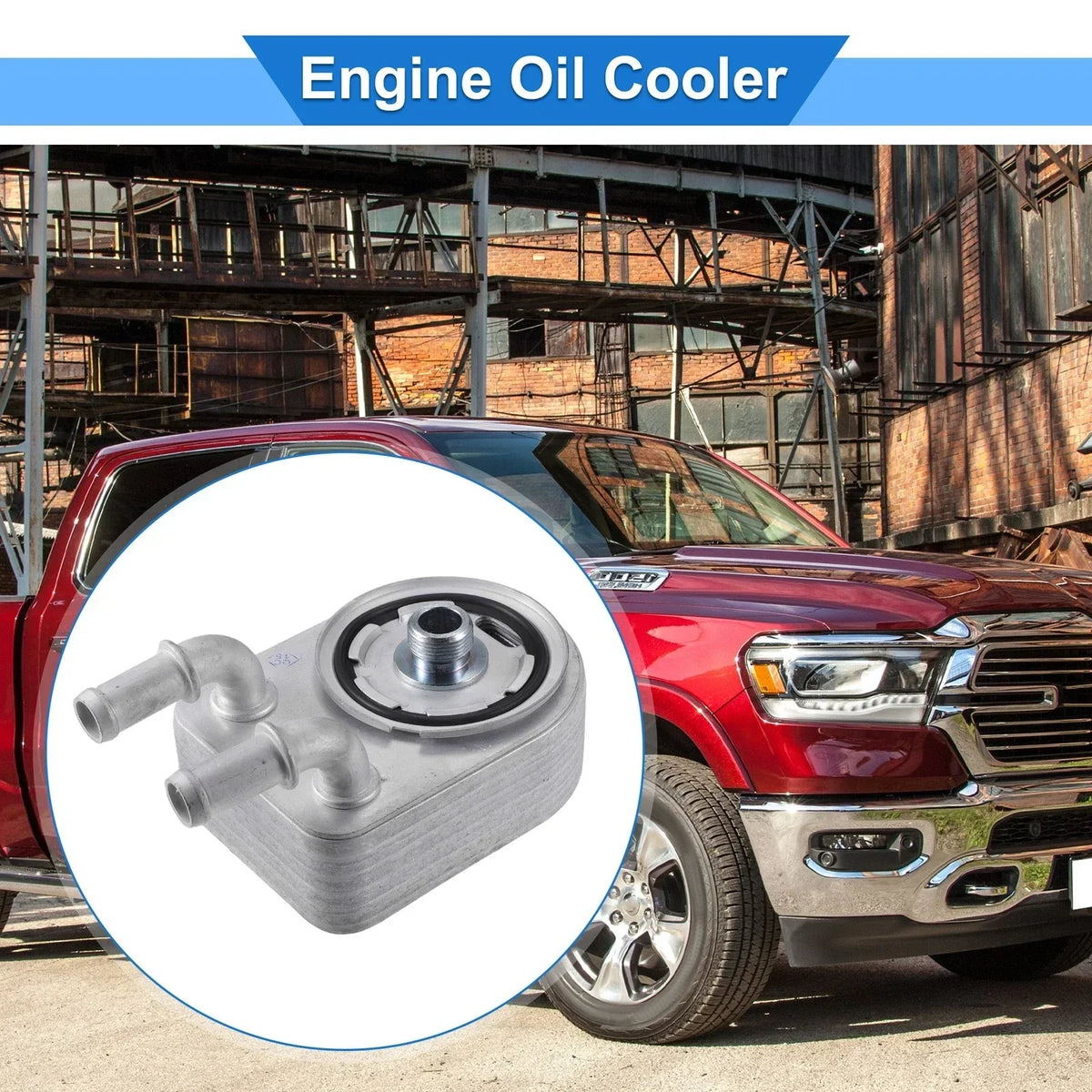 Oil Cooler for Chrysler 200 (2011-2014) with Seals & Bolt Included