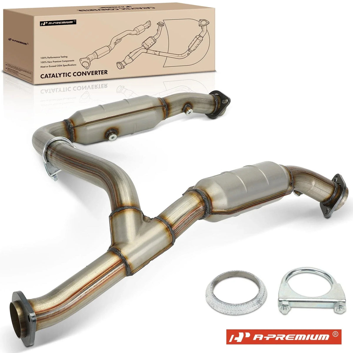 Front Side Catalytic Converter for Ford Explorer Mountaineer (2006–2010)