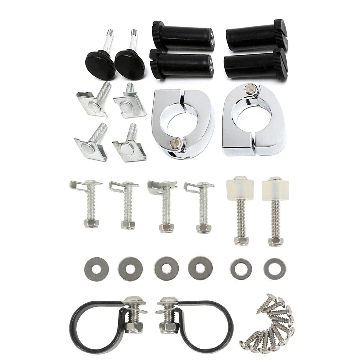 Mounting Hardware Clamps for Road Glide Harley (1983–2013)