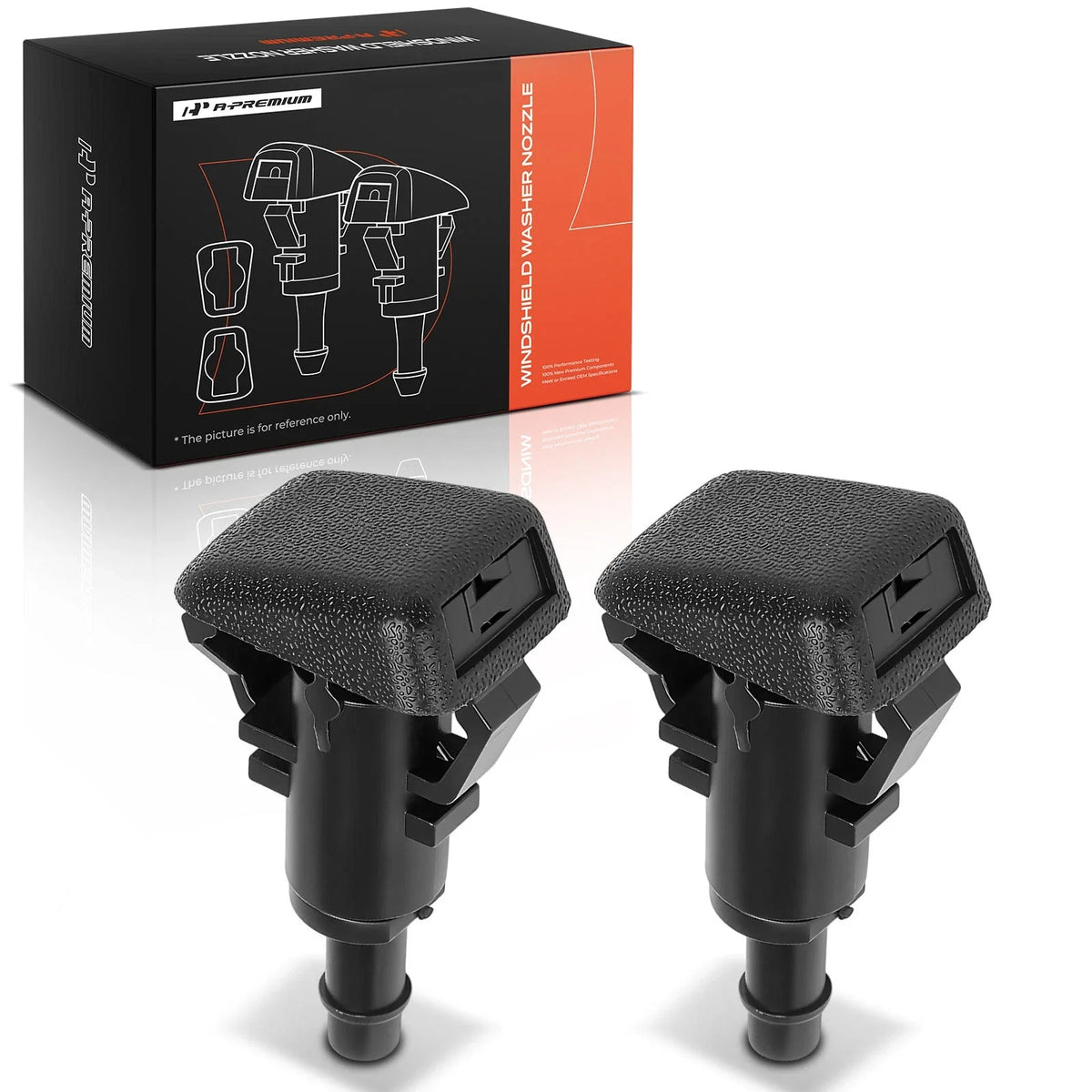 2X Front Windshield Washer Nozzle Jet for Buick Envision, Chevy Blazer (2016–2023)