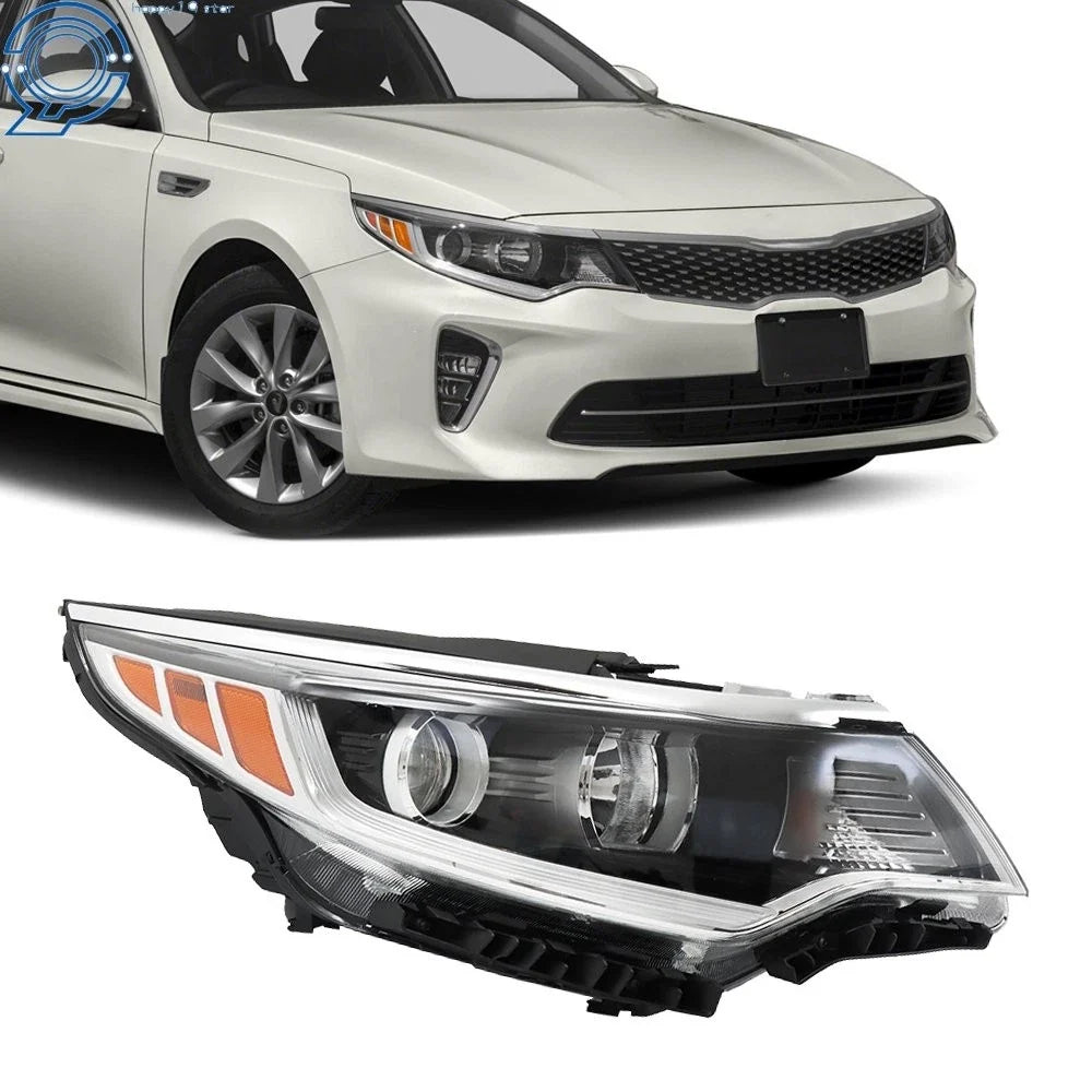 Headlight for Kia Optima (2016–2018) Halogen Right Passenger