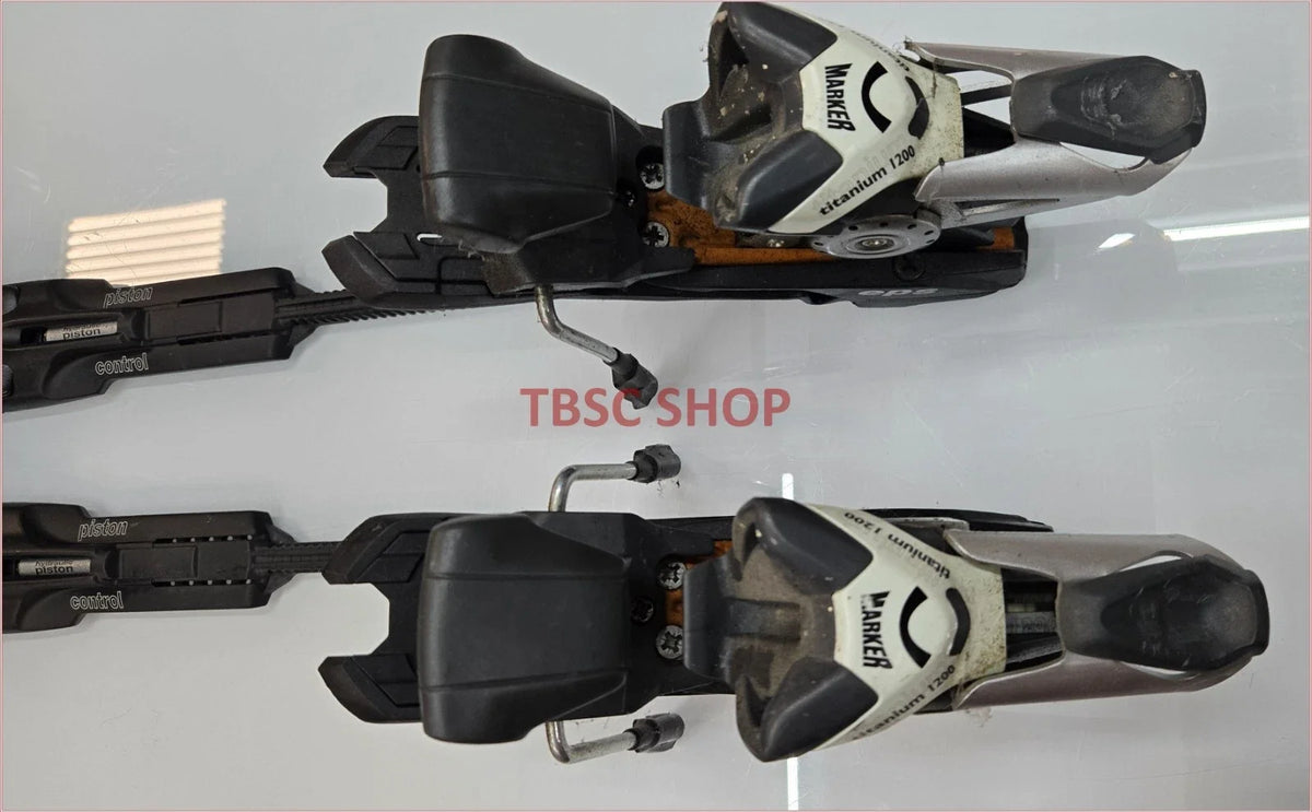 Marker Titanium 1200 Piston Control Ski Bindings EPS Biometric Set for Skiing (2023–2023)