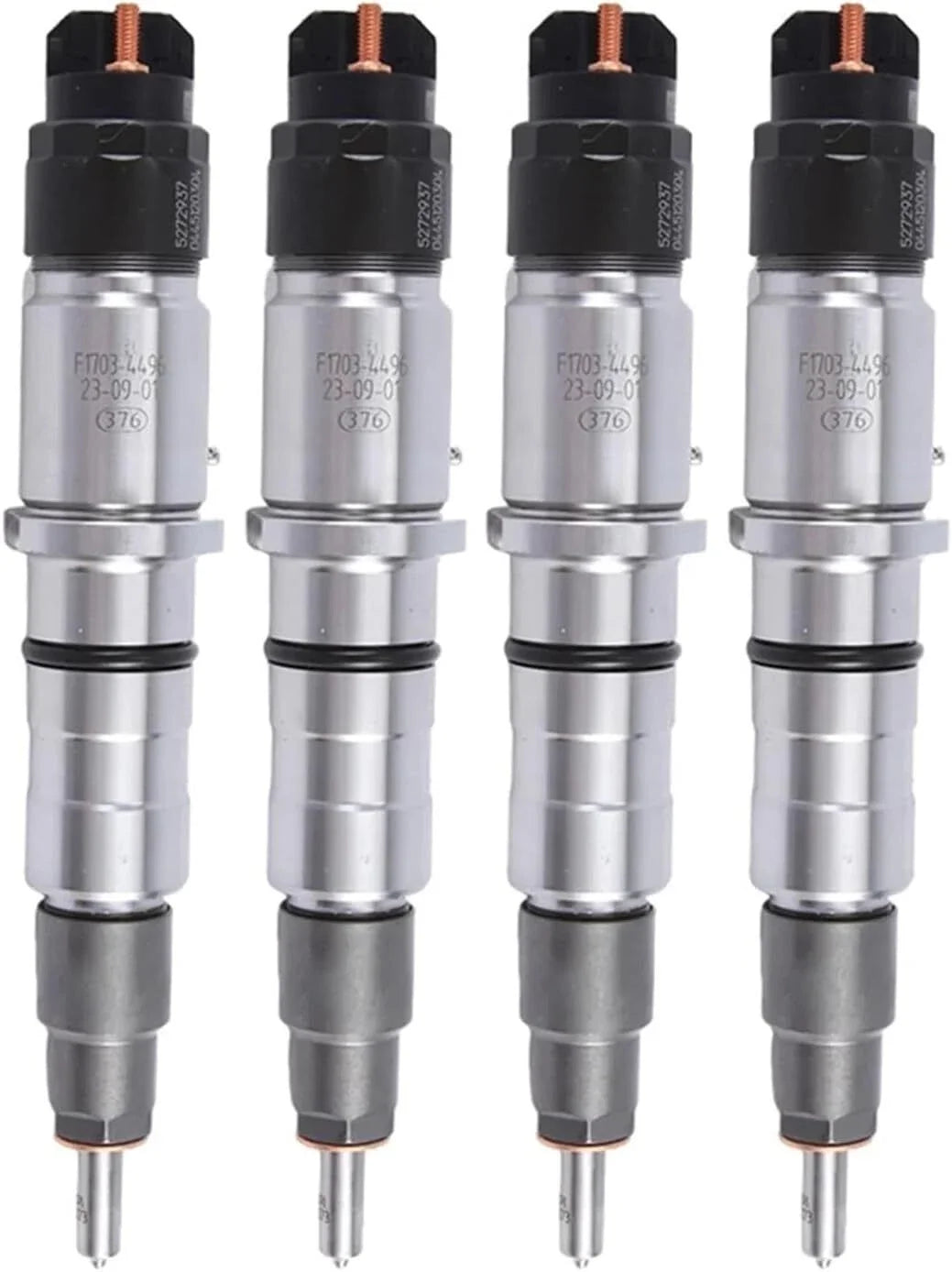 Set of 4 Fuel Injectors 0445120304 5272937 for Cummins ISLE8.9 (2003–2009)