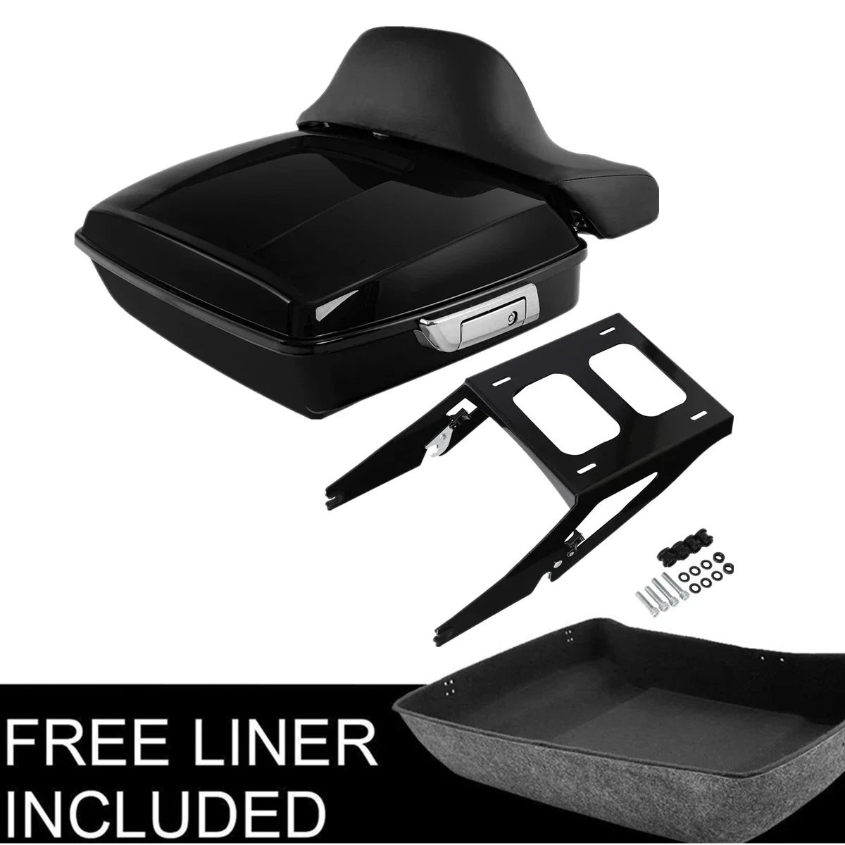 Chopped Trunk Backrest Mount Rack for Sport Glide FLSB 2018-2023