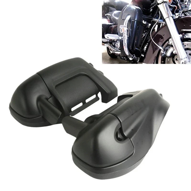 Matte Black Lower Vented Leg Fairings for Harley Street Road Glide 2014-2023