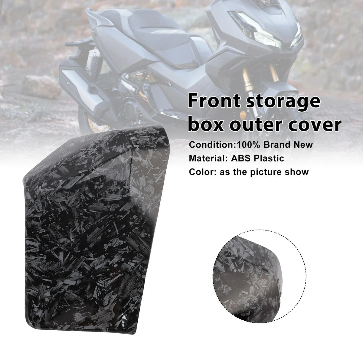 Front Fairing Cowl Outer Cover for Honda ADV 350 Storage Box 2022-2025
