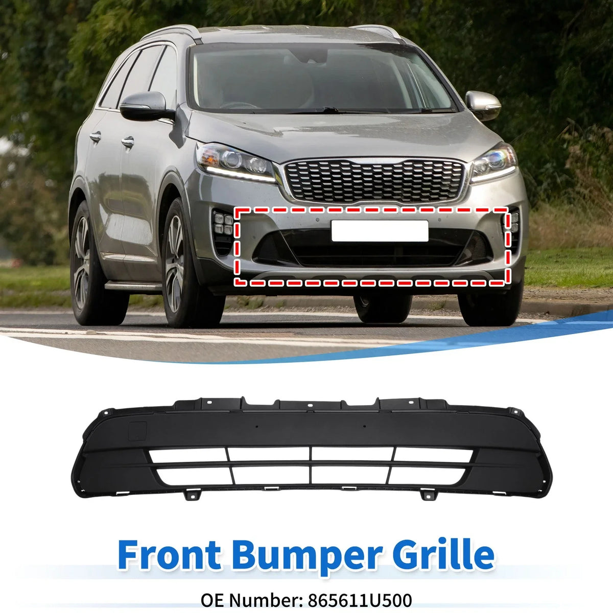 Lower Grille for Kia Sorento (2015–2017) - 1 Pcs