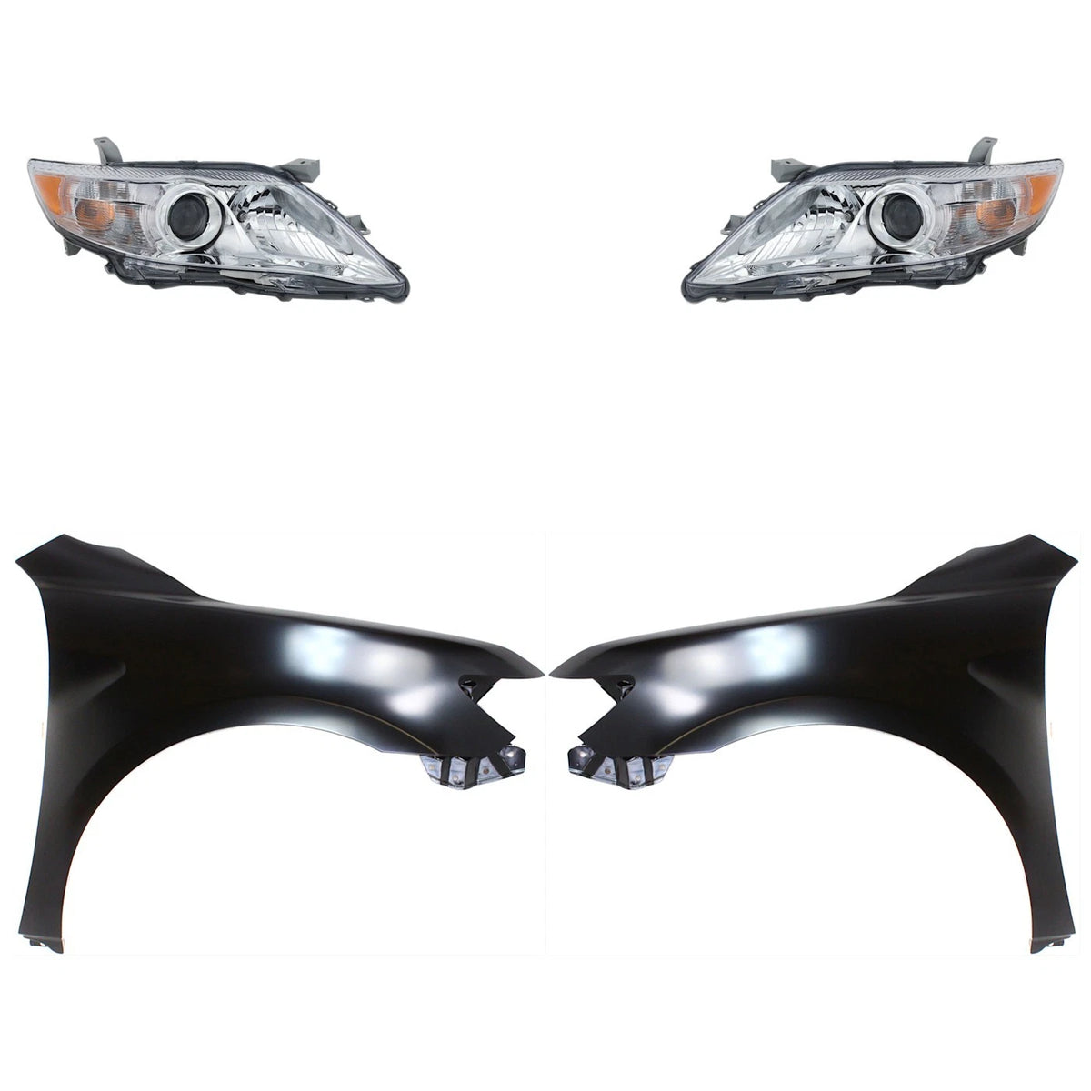 Headlight Kit for Toyota Camry (2010–2011) Left & Right Assy Halogen